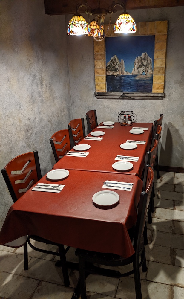 Seating for larger parties is available at Milano Ristorante Italiano in Ocala, Florida