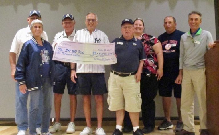 Villages New York Yankee Club donates money to help children living in Ocala National Forest