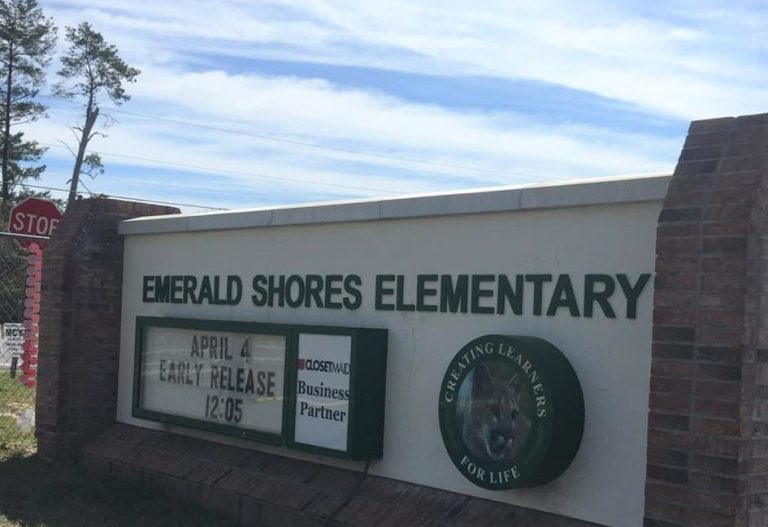 Emerald Shores Elementary student finds two bullets on playground