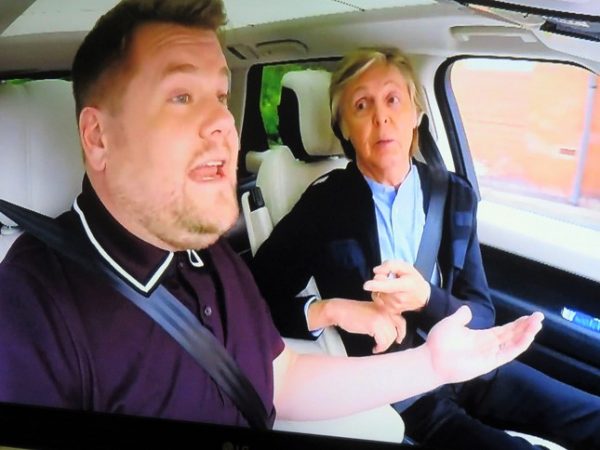 McCartney takes magical tour through Liverpool with ‘Late Late Show’ host James Corden