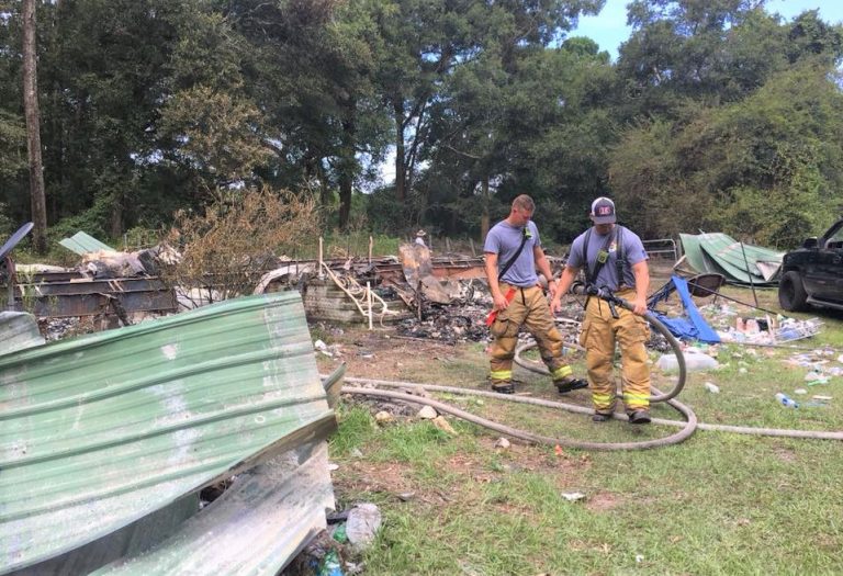 Two dead after fire rips through mobile home near Belleview