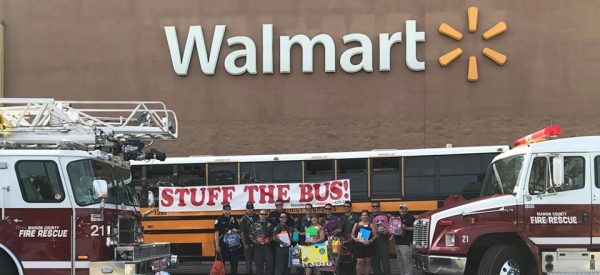 Firefighters seeking help in Stuff the Bus campaign for needy students