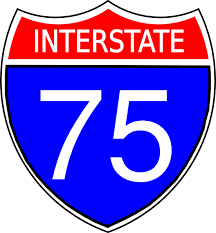 Motorists traveling on I-75 warned of heavy traffic due to multiple crashes