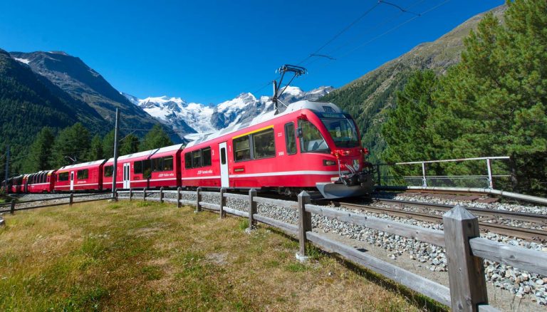 Riding the rails in Europe on special journey aboard the Bernina Express