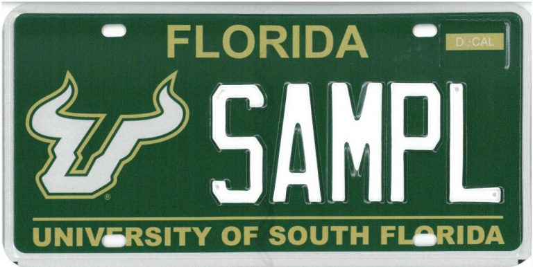 New specialty license plate for University of South Florida fans