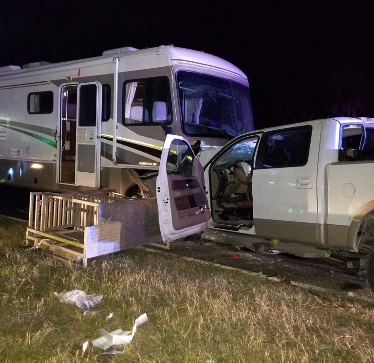 RV driver arrested on DUI charge after head-on collision in Citrus County
