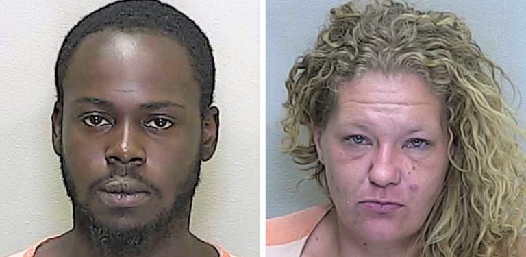Homeless couple behind bars after neighbor reports break-in at Belleview home