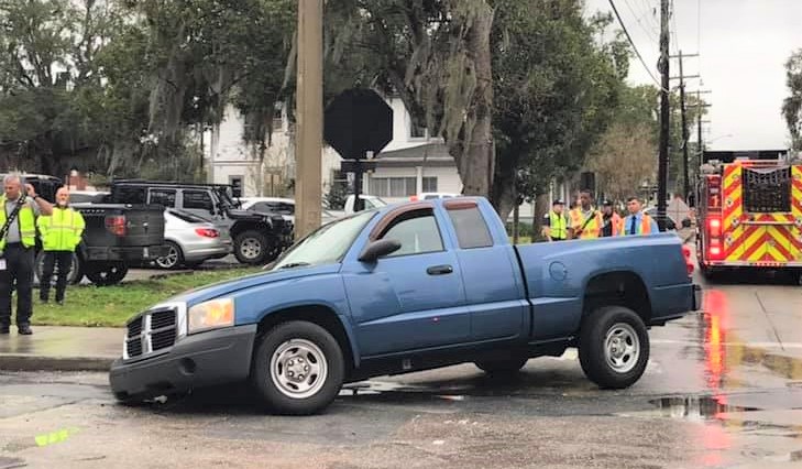 Traffic nightmare erupts in front of Ocala City Hall when hole opens up in pavement