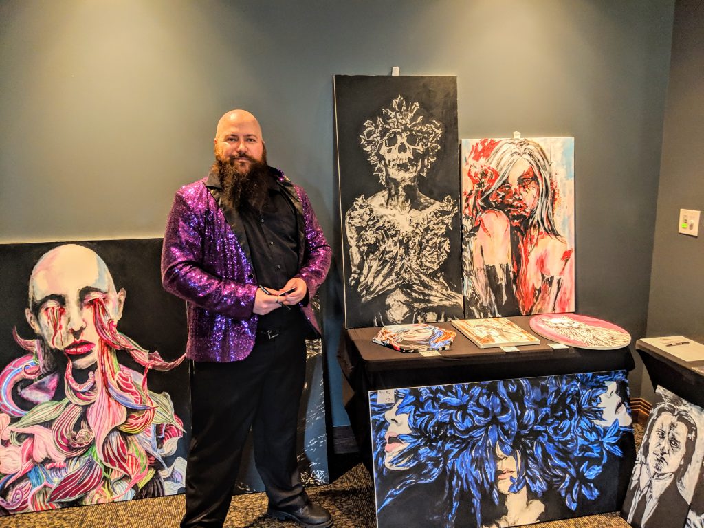 Teddy Sykes showcases his work at Couch Sessions