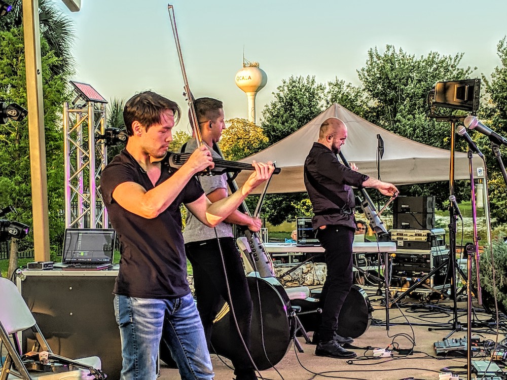 Simply Three visits Ocala to perform at the Tuscawilla Art Park Music Series