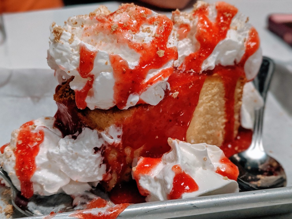 Strawberry shortcake at Open Haus