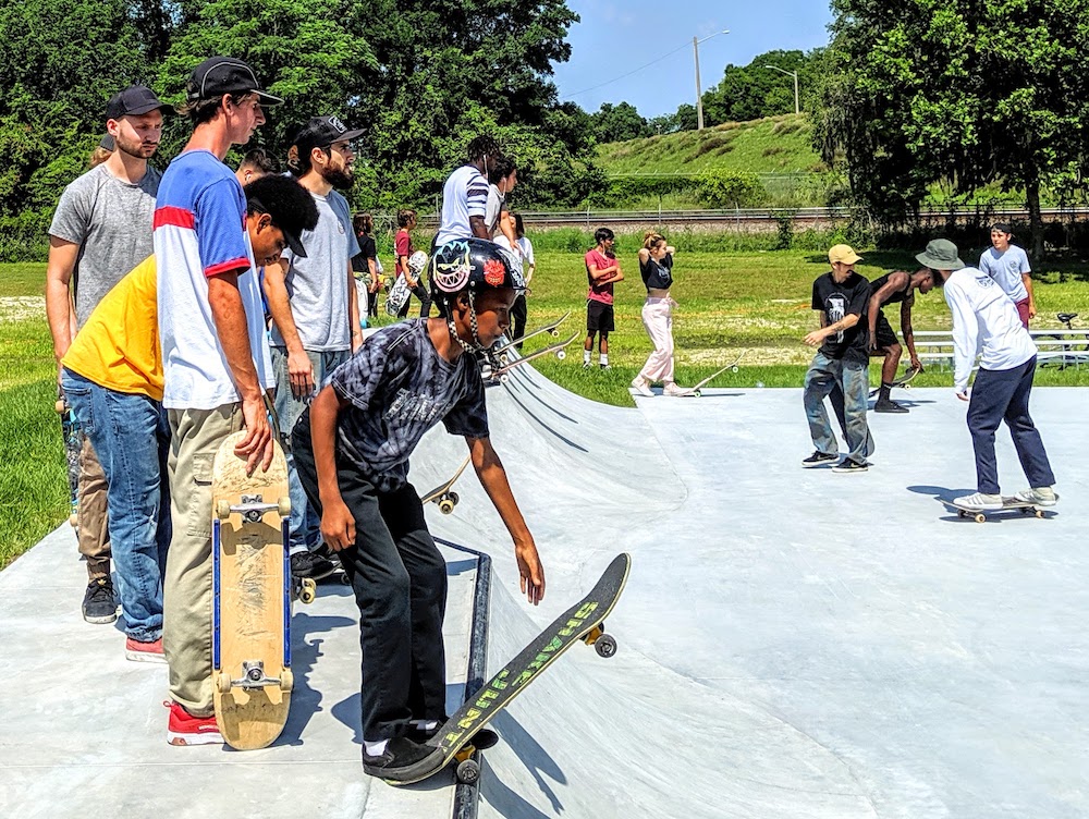 The new Ocala Skate Park welcomes skaters of all ages