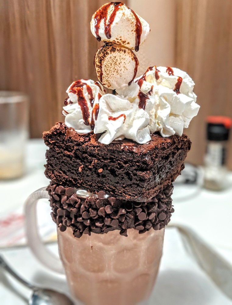 Toasted Marshmallow shake at Open Haus