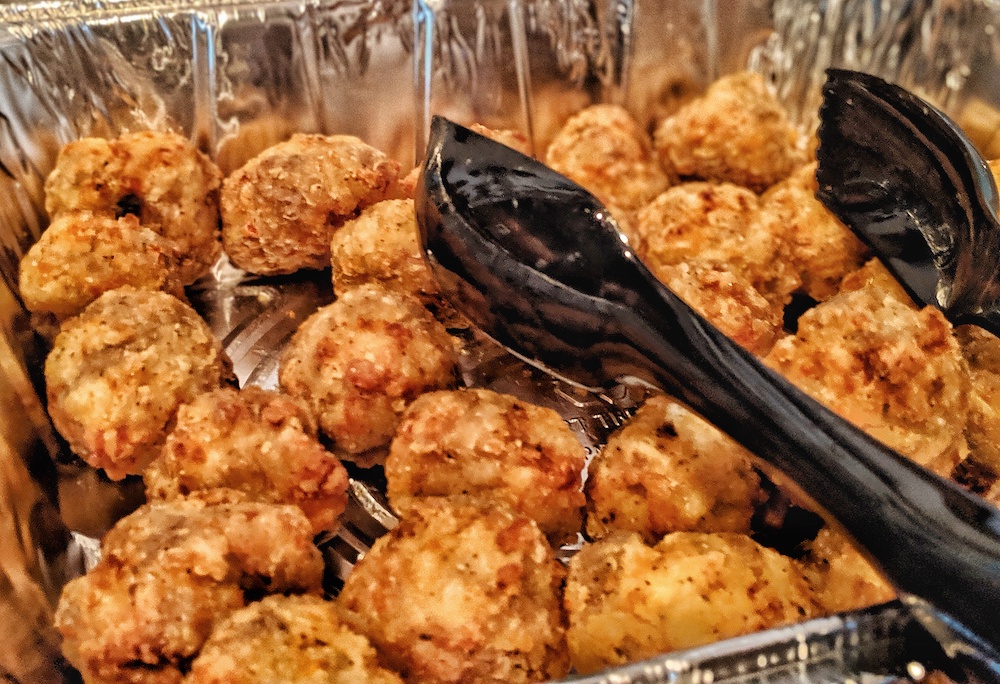 Boudin balls at Harry's Seafood, Bar & Grille