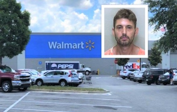 Suspected thief fleeing from Ocala Wal-Mart nabbed in parking lot of nearby eatery