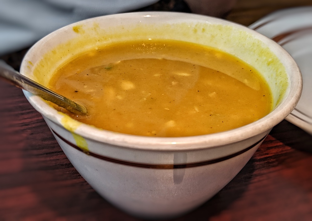 Dal soup at Amrit Palace