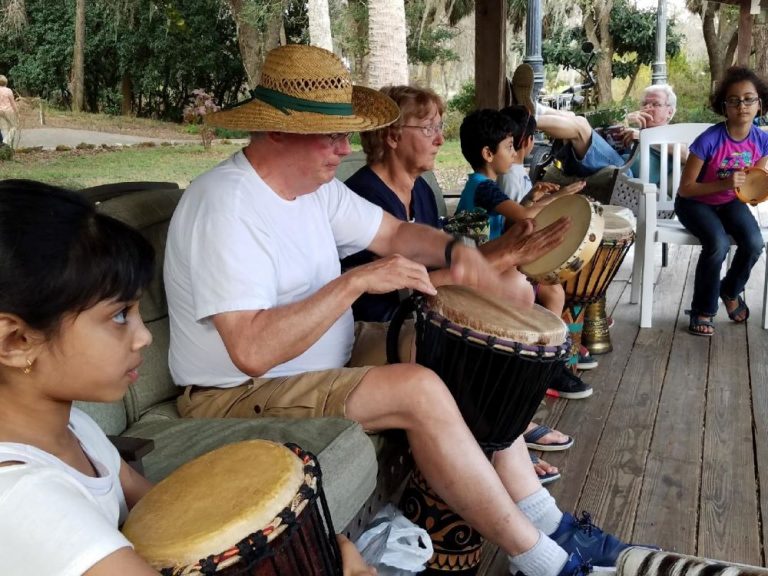 Local musicians gather monthly for drum circle at Silver Springs State Park