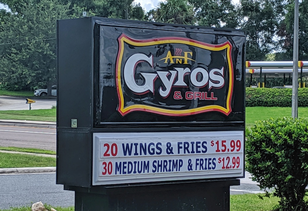 ANF Gyros and Grill in Ocala, Florida