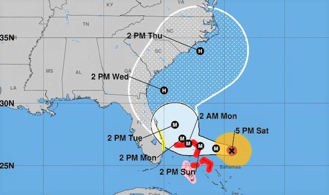 Floridians encouraged to remain vigilant even though Hurricane Dorian could miss state