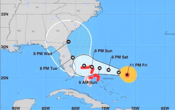 Dorian upgraded to Category 4 hurricane as Trump declares state of emergency