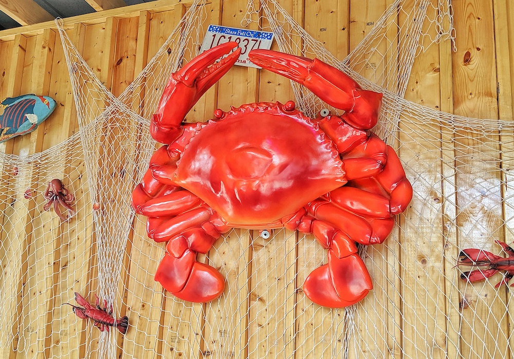 Red Crab is decorated with a seafood-themed interior