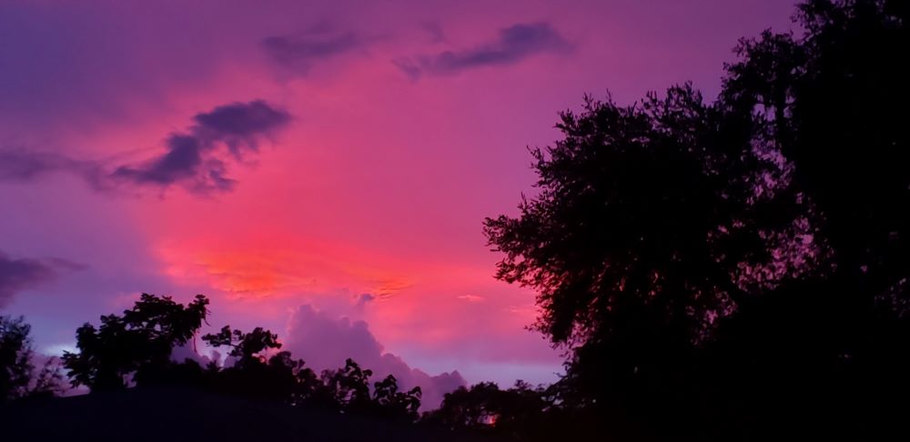 Sunset over Ocala