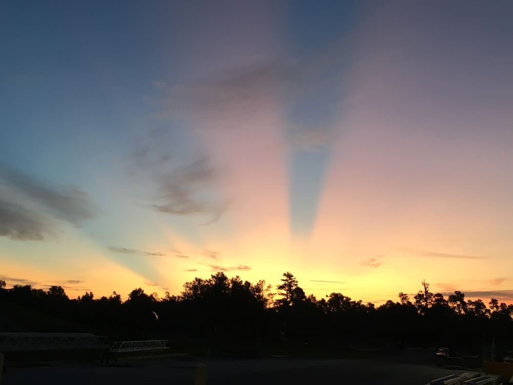 sunrise over Ocala