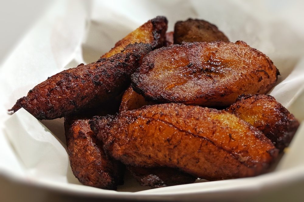 Maduros (sweet plantains) from Salsa Boricua food truck
