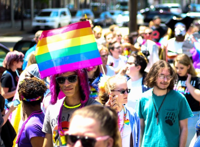 Pride parade celebration - Photo courtesy of Rosemary Ketchum