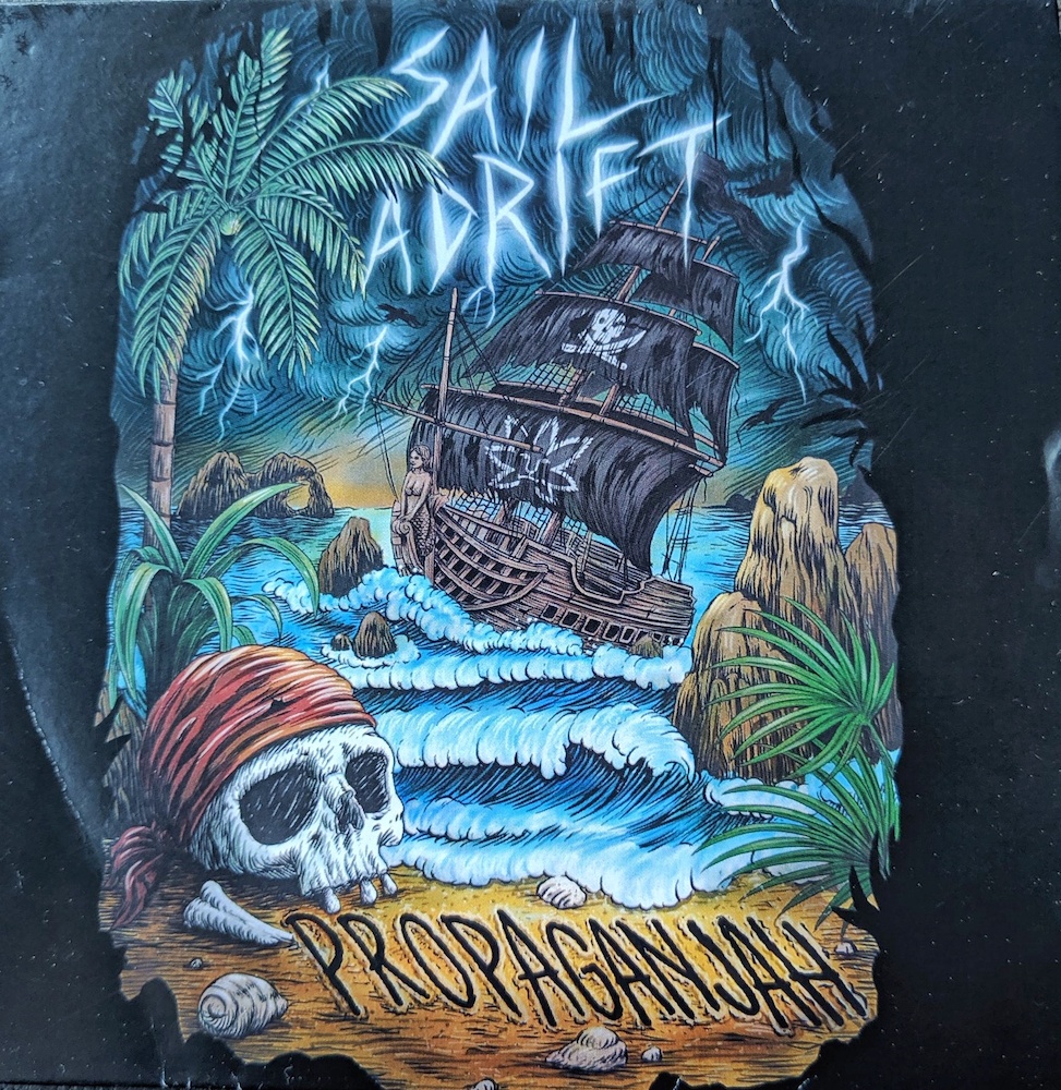 Cover art for Propaganjah's new album, "Still Adrift"