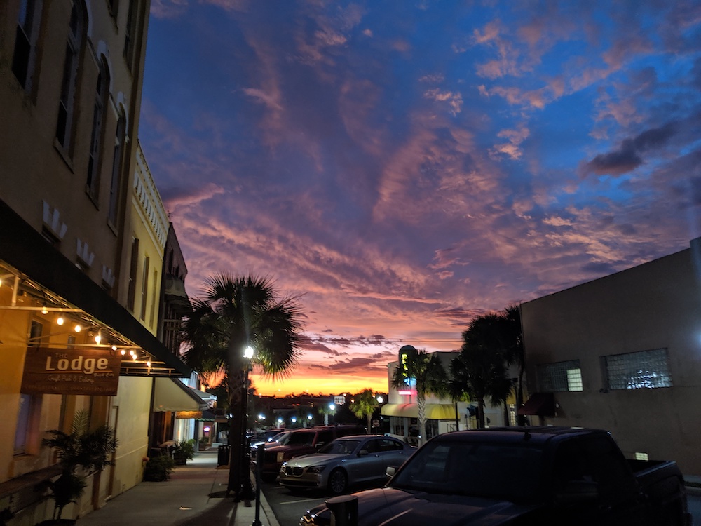 Sunset over Downtown Ocala