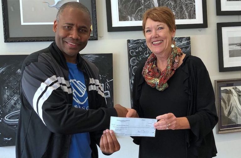 Boys and Girls Club of Marion County accepts $3,500 check from Marion Cultural Alliance