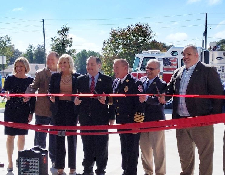 Marion County Commissioners, Fire Chief cut ribbon on MCFR Rolling Greens Fire Station #28