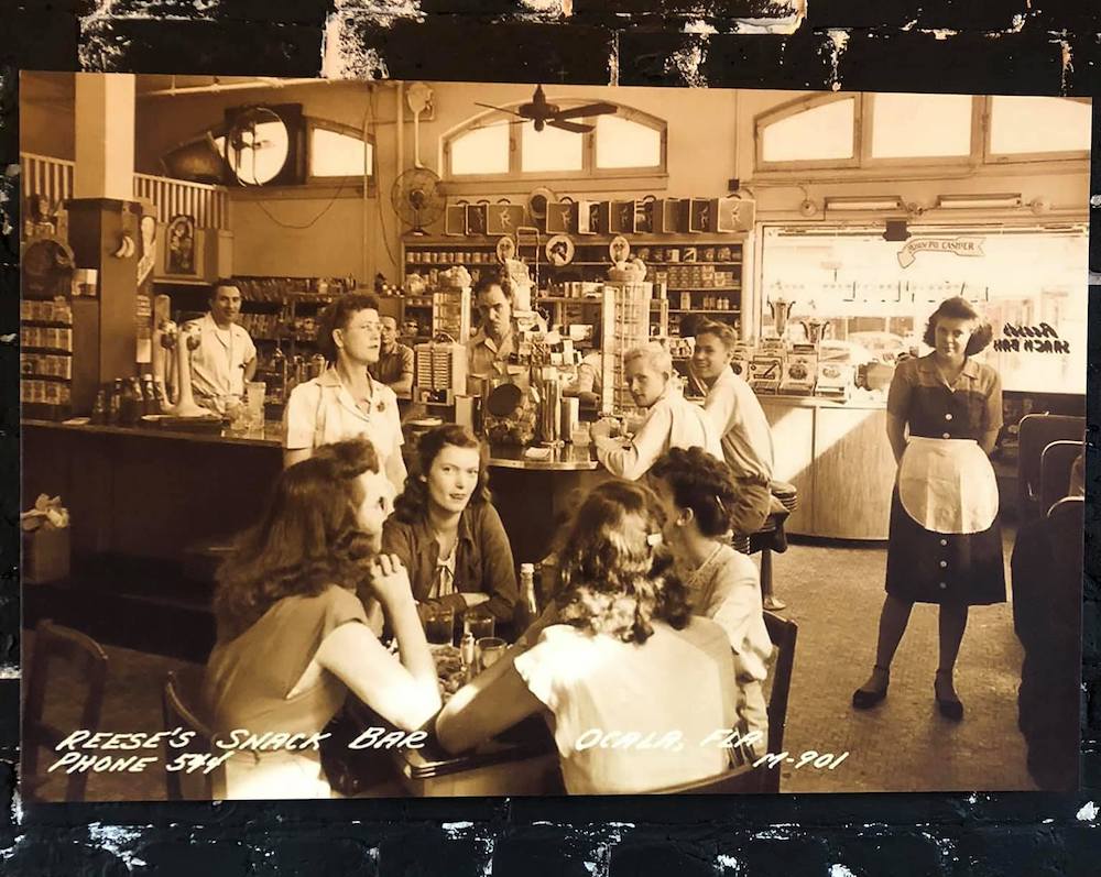 A photo of Reese's Snack Bar may hang in the new Anti Monopoly Drug Store speak easy