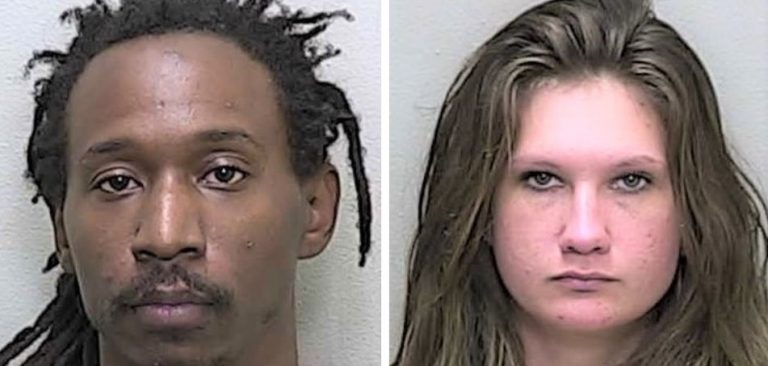 Ocala man and Ocklawaha gal pal popped on drug charges during traffic stop
