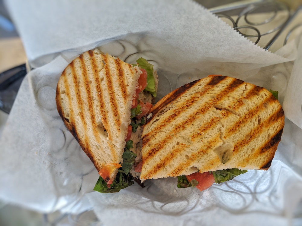 Chicken salad sandwich at Stella's Modern Pantry