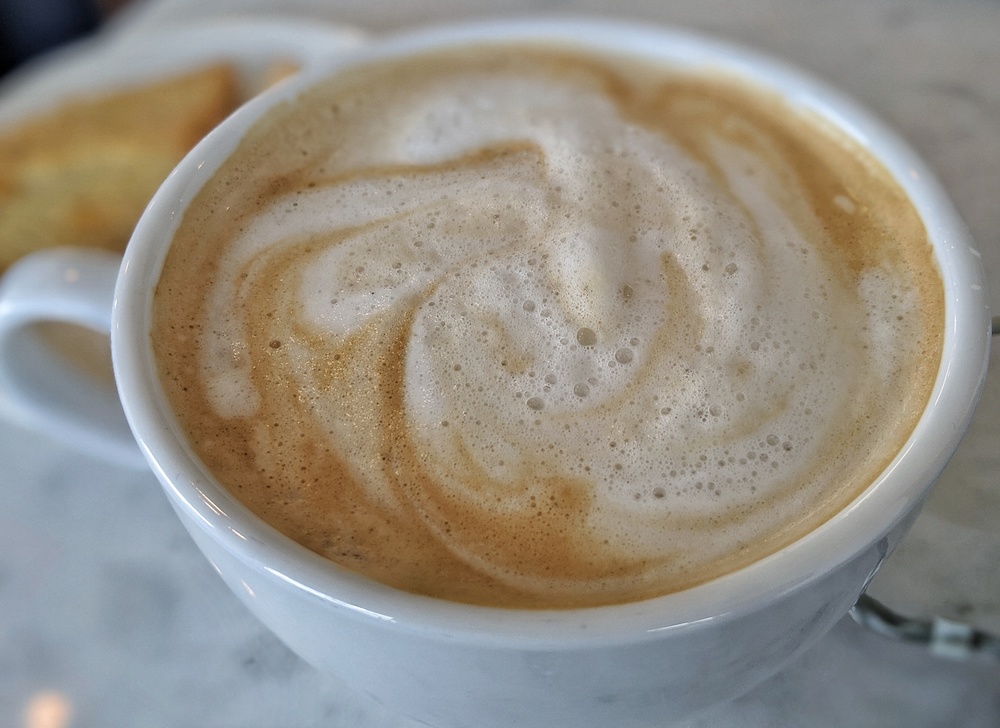 Creme Brulee Latte at The Gathering Cafe in Ocala, Florida