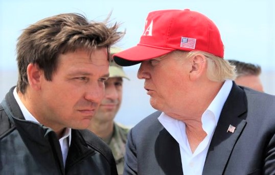 DeSantis carefully distances himself from Trump on COVID-19 social distancing