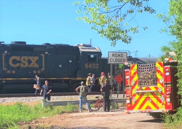 Patient trauma alerted to Ocala hospital after being pinned underneath train
