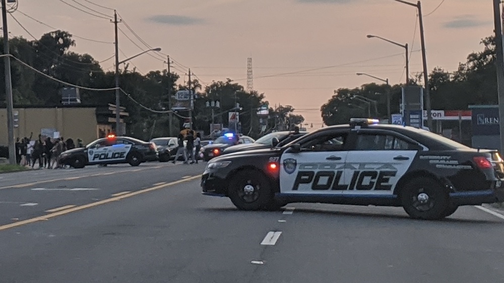 Ocala Police Department blocks off East Silver Springs Boulevard