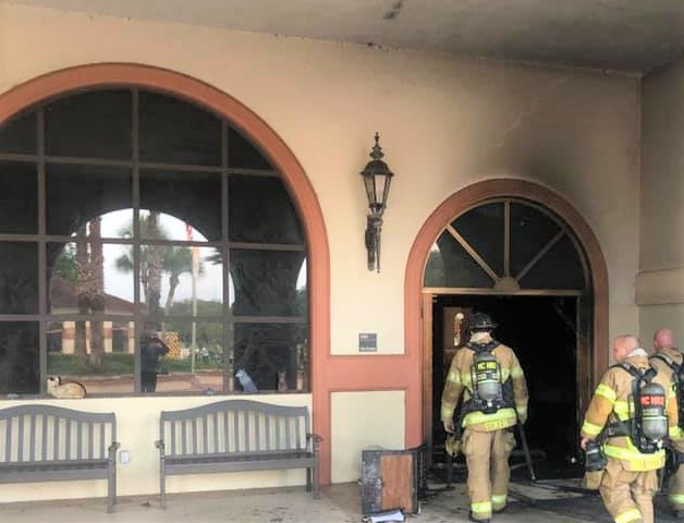 Man crashes vehicle into Ocala church and sets it on fire with parishioners inside