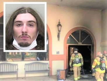 Dunnellon man allegedly admits to crashing vehicle into church and setting it on fire