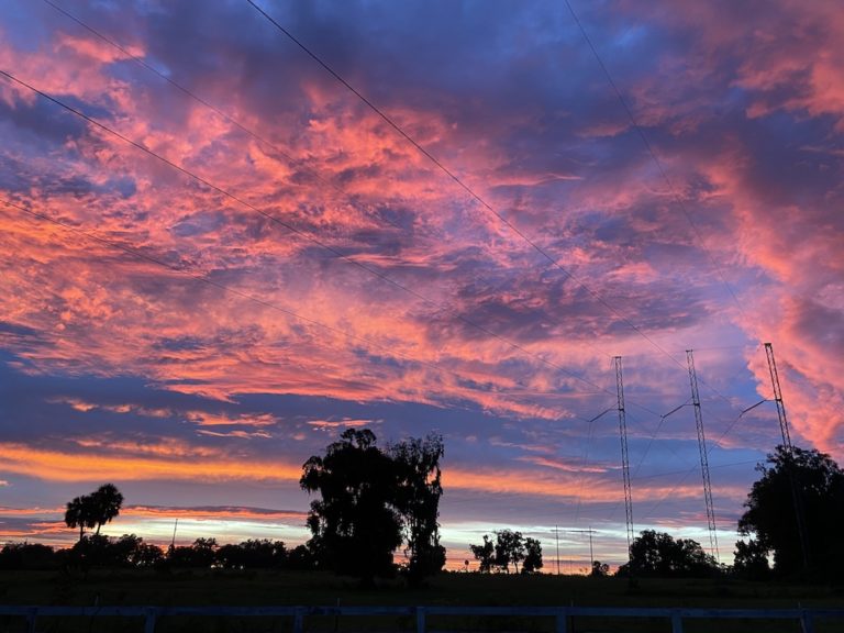 Stunning Sunset Over West Anthony Road In Ocala