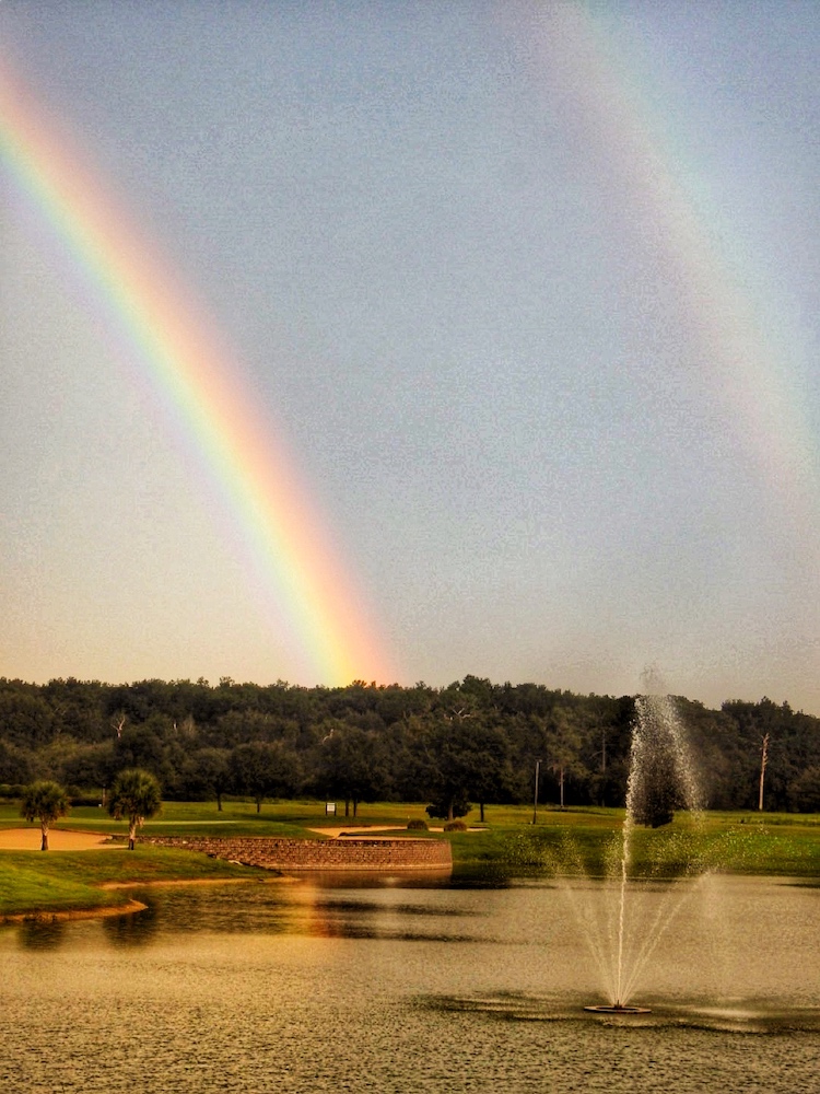 Double Rainbow Over Stone Creek Golf Course
