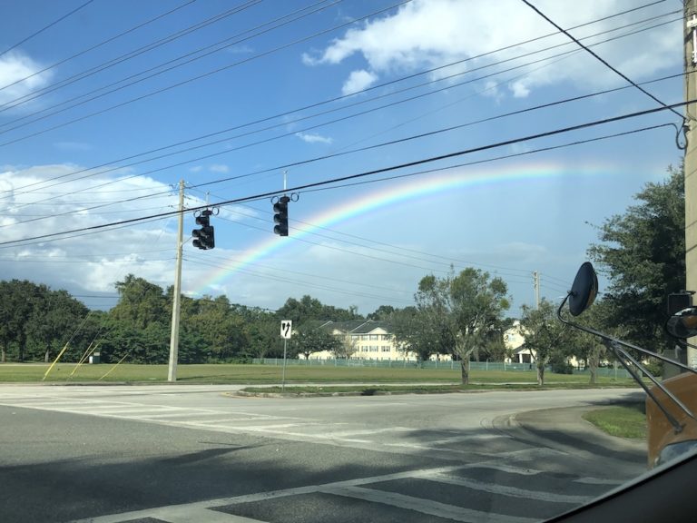 Beautiful Big Rainbow Near US 27 And FL-441