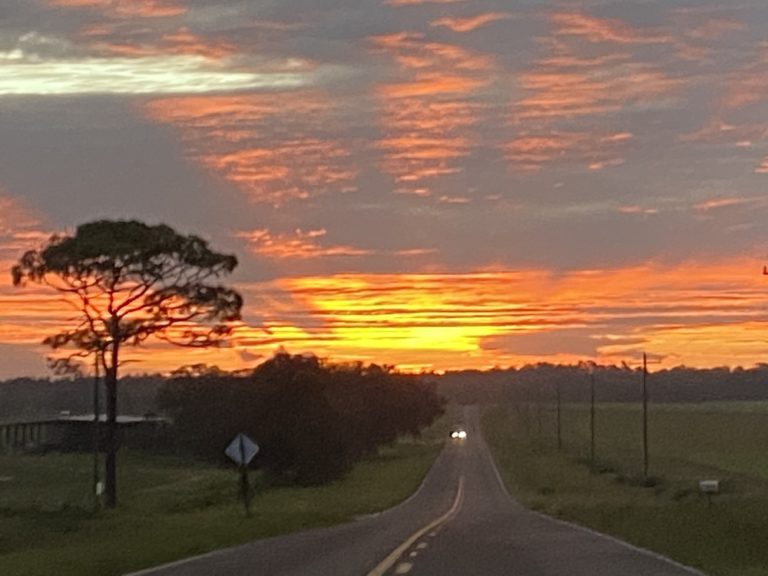 Stunning Orange Sunrise Over Williston