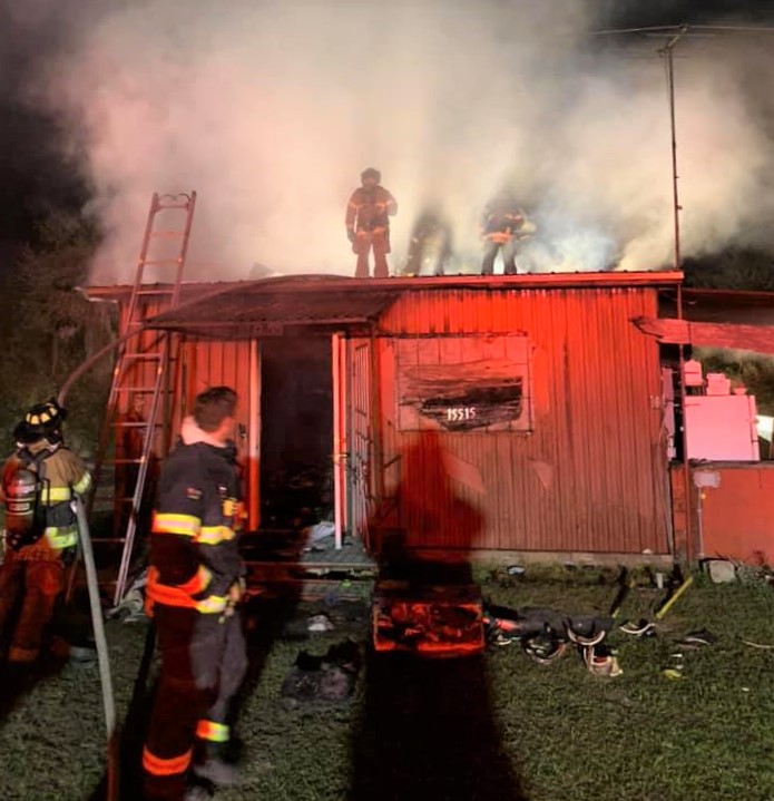 Marion County firefighters battle blaze that destroys Fort McCoy residence
