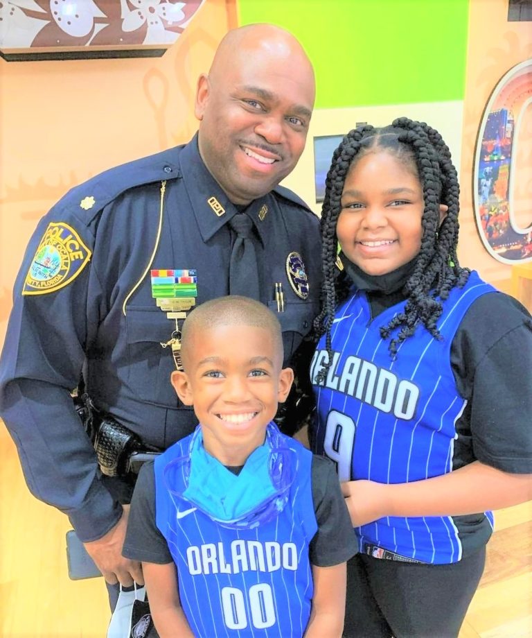 Ocala Police major honored with distinguished award at Orlando Magic game