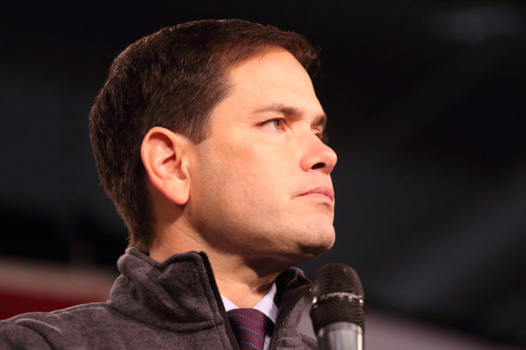 Marco Rubio on the campaign trail in 2016