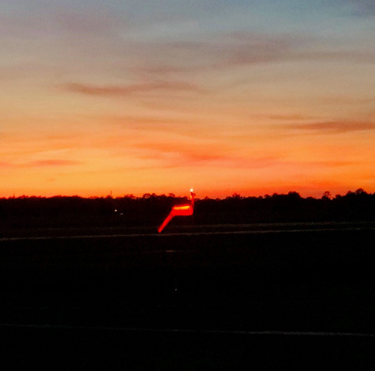 Beautiful Sunset At Ocala International Airport
